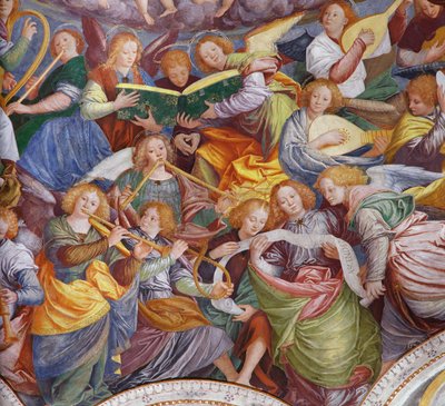 The Concert of Angels, 1534-36 (detail) by Gaudenzio Ferrari